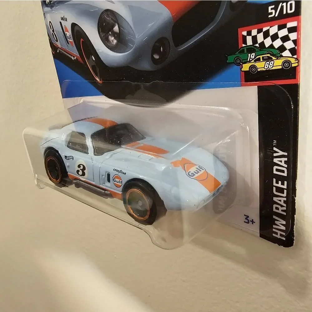 Set Of 2 Hot Wheels Shelby Cobra Daytona Coupe HW Race Day Gulf